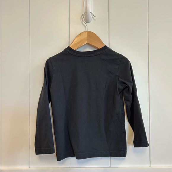 3 Primary long sleeve tees - black, navy, and rainbow stripe - Picture 11 of 11